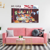 Toile Visage Moderne Sur Un Commerce Intemporel, Jéricho (Insitu(Salon))