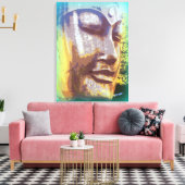 Toile visage serene buddha (Insitu(Salon))