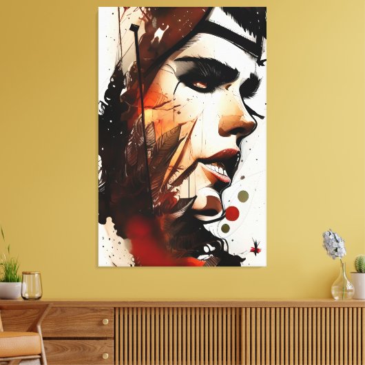 Toile Visages - 001 (Insitu(Salon))