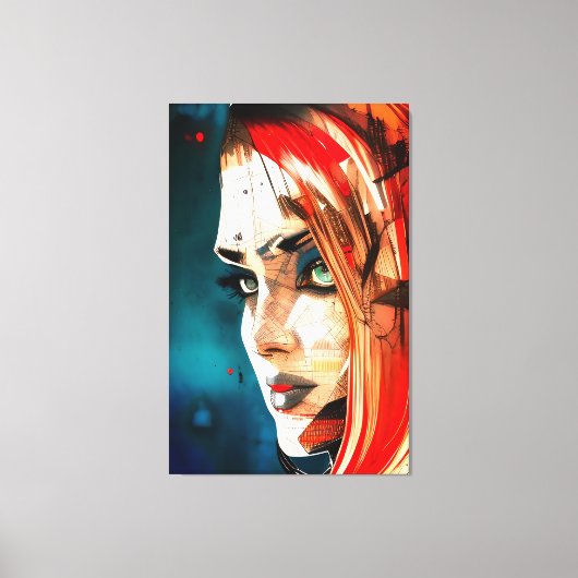 Toile Visages - 003 (Recto)