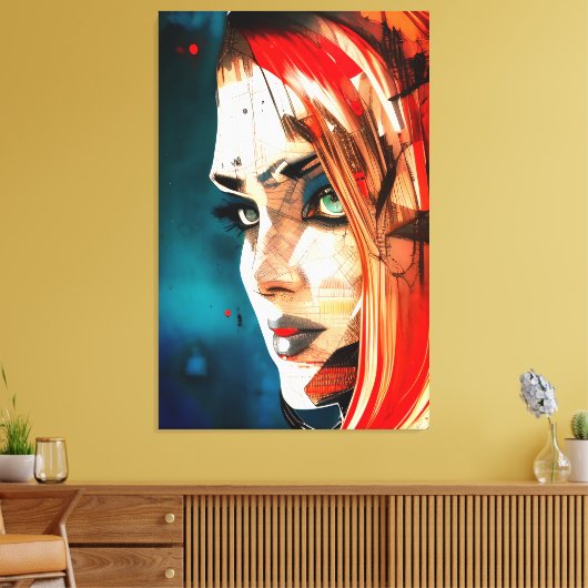 Toile Visages - 003 (Insitu(Salon))