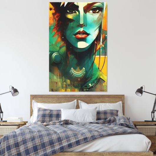 Toile Visages - 005 (Insitu(Chambre))