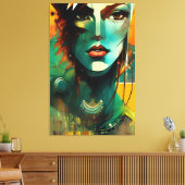 Toile Visages - 005 (Insitu(Salon))