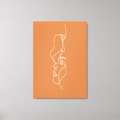 Toile Visages d'art Abstrait (Recto)