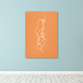 Toile Visages d'art Abstrait (Insitu (Plancher de Bois))