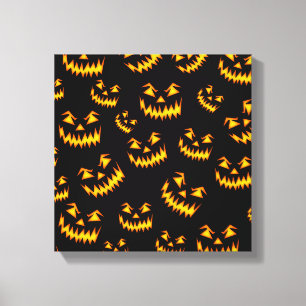 Toile Visages effrayants d'Halloween