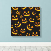 Toile Visages effrayants d'Halloween (Insitu (Plancher de Bois))