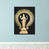 Toile Vishnu, Late Chola (Insitu (Plancher de Bois))