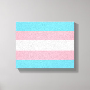 Toile Visibilité du drapeau de fierté transgenre de Slip