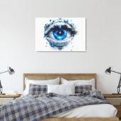 Toile 👁️ Vision futuriste Art Imprimer 👁️ (Insitu(Chambre))