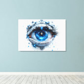 Toile 👁️ Vision futuriste Art Imprimer 👁️ (Insitu (Plancher de Bois))