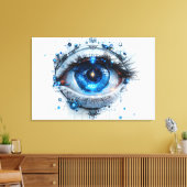 Toile 👁️ Vision futuriste Art Imprimer 👁️ (Insitu(Salon))