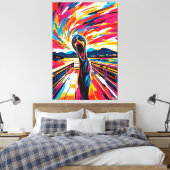Toile Vision Pop Art de The Scream (Insitu(Chambre))