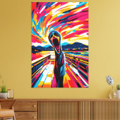 Toile Vision Pop Art de The Scream (Insitu(Salon))