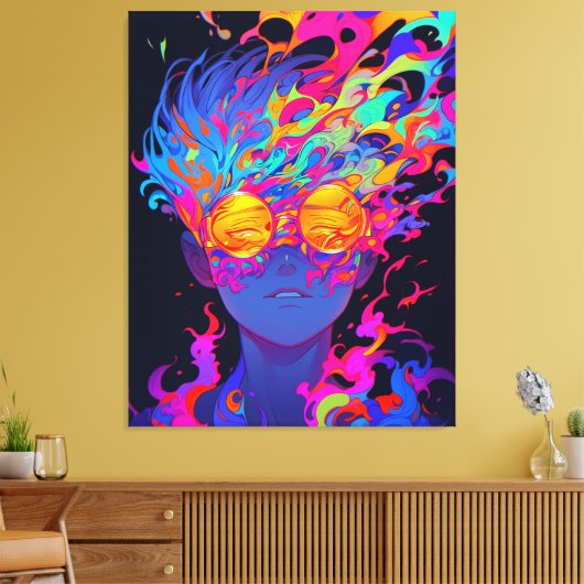 Toile Visions démêlées #1 (Insitu(Salon))