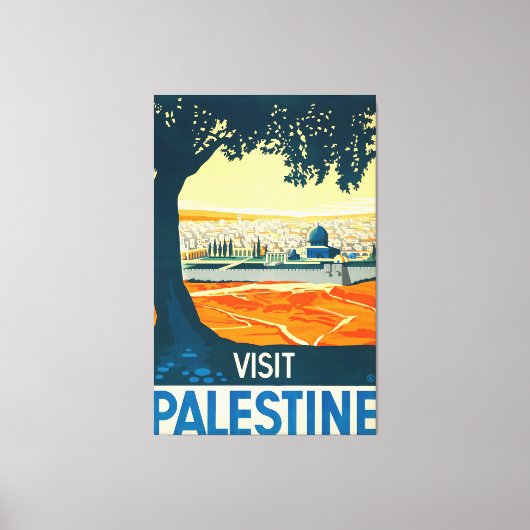 Toile Visit Palestine (Recto)