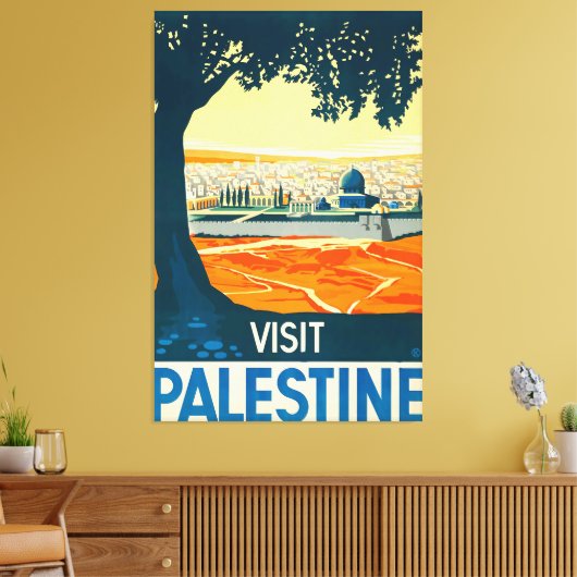 Toile Visit Palestine (Insitu(Salon))