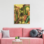 Toile Visite de l'Ange, de la droite (Insitu(Salon))