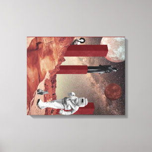 Toile Visite de Mars