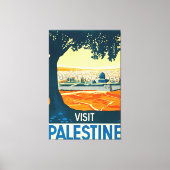 Toile Visitez la Palestine (Recto)