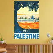 Toile Visitez la Palestine (Insitu(Salon))
