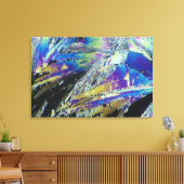 Toile Vitamine C, acide citrique, cristaux vus à Polariz (Insitu(Salon))