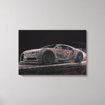 Vitesse fluide | Art automobile (24" x 16")