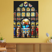Toile vitrail d'église (Insitu(Salon))