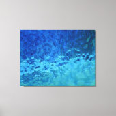 Toile Vitraux bleu et aigue-marine (Recto)