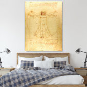 Toile Vitruve Luc Viatour par Leonardo da Vinci (Insitu(Chambre))