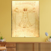 Toile Vitruve Luc Viatour par Leonardo da Vinci (Insitu(Salon))