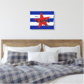 Toile Viva Cuba Libre, La Havane, Fidel Castro, Che Guev (Insitu(Chambre))