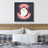 Toile Viva La Révolution (Insitu(Chambre))