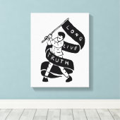 Toile Vive la vérité (Insitu (Plancher de Bois))