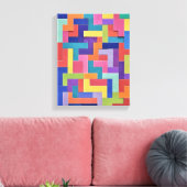 Toile Vivid Grid (Insitu(Salon))