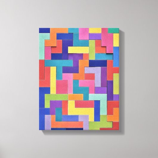 Toile Vivid Grid (Recto)