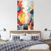 Toile Vivid Voyage (Insitu(Chambre))