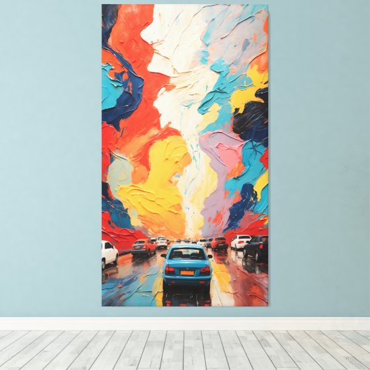 Toile Vivid Voyage (Insitu (Plancher de Bois))