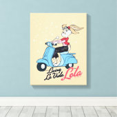 Toile Vivre La Vida Lola Scooter Graphic (Insitu (Plancher de Bois))