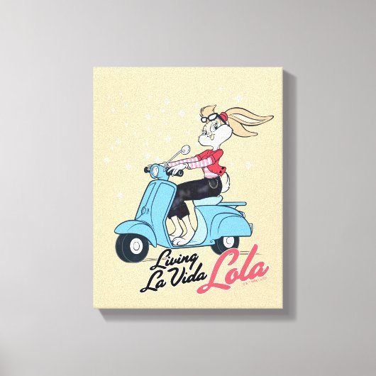 Toile Vivre La Vida Lola Scooter Graphic (Recto)