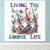 Toile Vivre la vie de gnome (Insitu (Plancher de Bois))