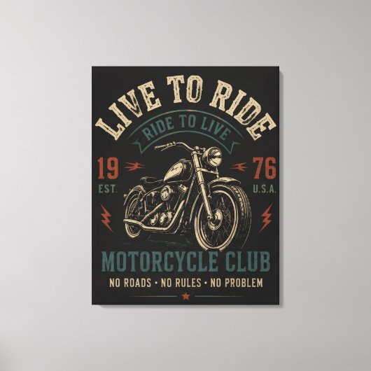 Toile Vivre pour rouler (Recto)