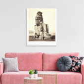 Toile "Vocal Memnon", statue de Colossal d'Amenhotep I (Insitu(Salon))