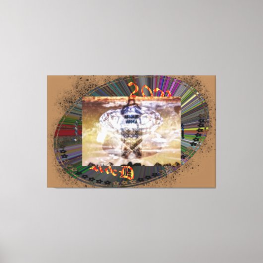 Toile Vodka absolue (Recto)