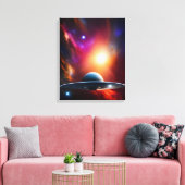 Toile Voici Les Aliens (Insitu(Salon))