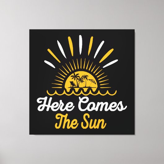 Toile Voici venir le soleil (Recto)