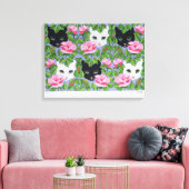 Toile Voici vous regardant (Insitu(Salon))