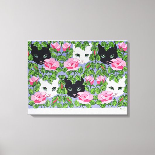 Toile Voici vous regardant (Recto)