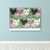 Toile Voici vous regardant (Insitu (Plancher de Bois))