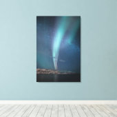 Toile Voie Lactée Northern Lights (Insitu (Plancher de Bois))